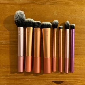 Real Techniques Brush Collection - Pink, Orange, Purple